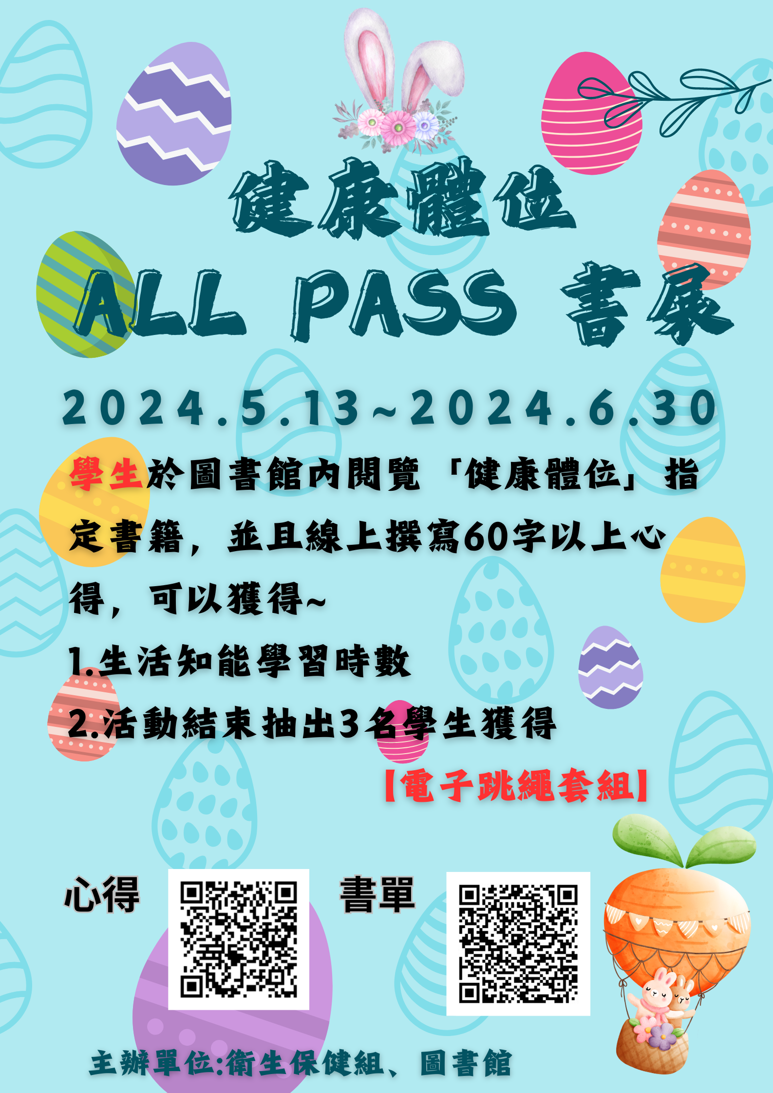 健康體位ALL PASS書展海報